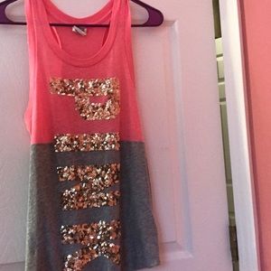 Tank top from pink